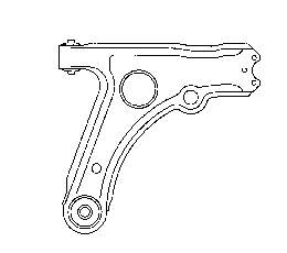 Compre 357407151 VAG Braço oscilante inferior esquerdo/direito de suspensão dianteira