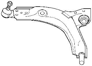 Compre 31121140000 BMW Braço oscilante superior direito de suspensão dianteira