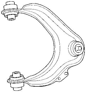 51450584A01 Honda Braço oscilante superior direito de suspensão dianteira