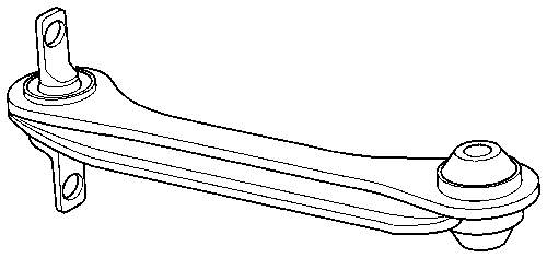 Compre MR491346 Mitsubishi Barra transversal de suspensão traseira