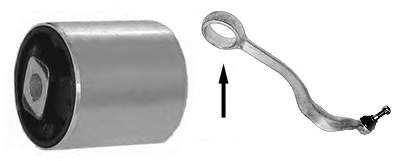 Bloco silencioso dianteiro do braço oscilante superior BMW 31121092010 preço, a partir de 10,66 USD