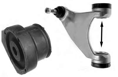Bloco silencioso dianteiro do braço oscilante superior Metalcaucho 05554 preço, a partir de 7,13 USD