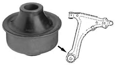Bloco silencioso dianteiro do braço oscilante inferior Metalcaucho 00983 preço, a partir de 5,38 USD