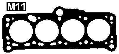 10025200 Ajusa Vedante de cabeça de motor (CBC)