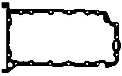 Vedante superior de panela de cárter do motor Ajusa 14078100