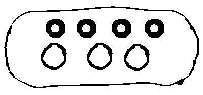 12030PY3000 Honda Vedante da tampa de válvulas de motor, kit