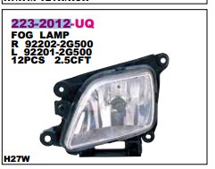 922022G500 Hyundai/Kia Luzes de nevoeiro direitas