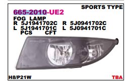 5J0941701C VAG Luzes de nevoeiro esquerdas
