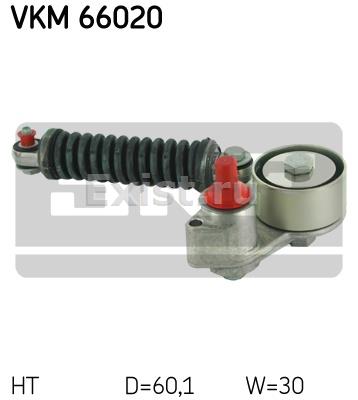 Reguladora de tensão da correia de transmissão SKF VKM66020 preço, a partir de 128,23 USD