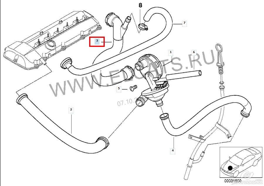 Cano derivado de ventilação de cárter (de separador de óleo) Metalcaucho 35033 preço, a partir de 17,88 USD