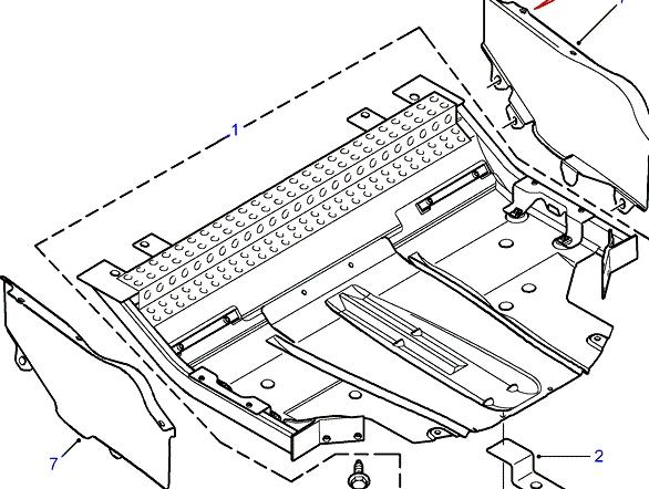 Proteção de motor, de panela (da seção de motor) para Land Rover Freelander I L314