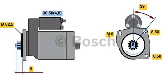 Motor de arranco VAG 1911023 preço, a partir de 90,24 USD