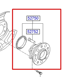 Cubo traseiro Hyundai/Kia 527103X000 preço, a partir de 74,04 USD