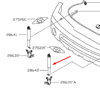Injetor de fluido para lavador da luz dianteira esquerda Nissan/Infiniti 286425X20B preço, a partir de 69,65 USD