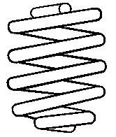 8A0411105AC VAG Mola dianteira