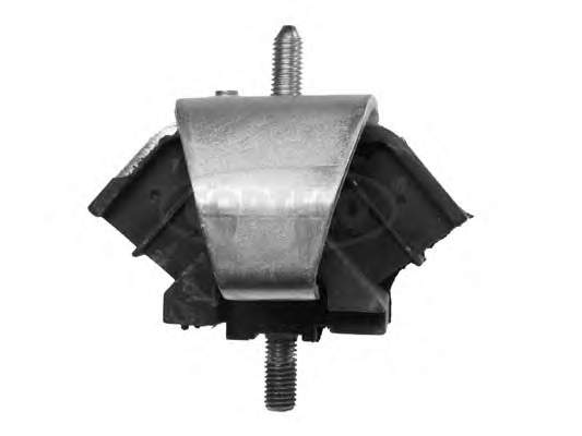 Coxim traseiro de transmissão (suporte da caixa de mudança) 00716 Metalcaucho