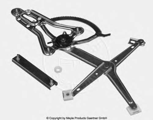 A1247200346 Mercedes Mecanismo de acionamento de vidro da porta dianteira esquerda