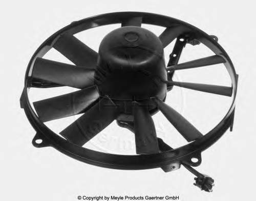 A0005008593 Mercedes Ventilador elétrico de esfriamento montado (motor + roda de aletas) direito