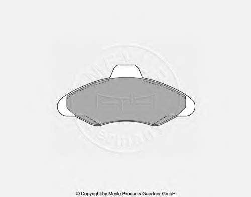 97AG2K021BA Ford Sapatas do freio dianteiras de disco