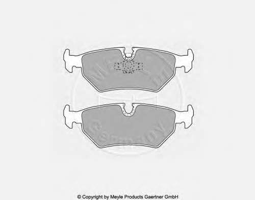 425111 Peugeot/Citroen Sapatas do freio traseiras de disco