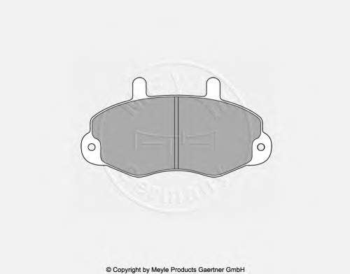 93VX2K021BA Ford Sapatas do freio dianteiras de disco