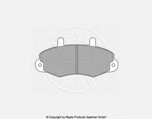AM93VX2K021A2A Ford Sapatas do freio dianteiras de disco