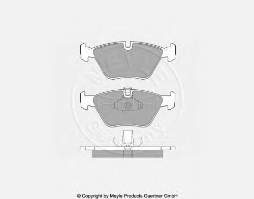 34116761277 BMW Sapatas do freio dianteiras de disco
