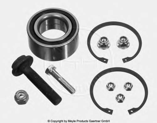 Rolamento de cubo dianteiro/traseiro 4D0407625E VAG