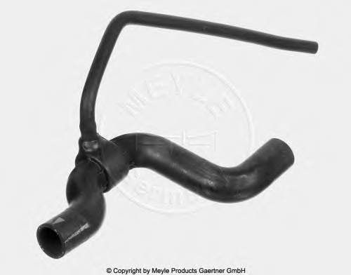 DWW332TT Thermotec Mangueira (cano derivado) do radiador de esfriamento superior