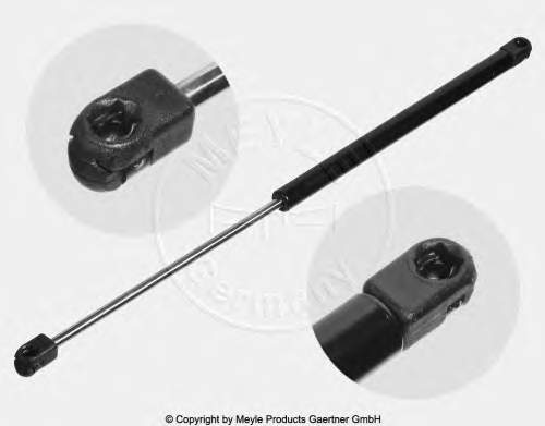 Amortecedor de tampa de porta-malas (de 3ª/5ª porta traseira) VAG 3A9827550 preço, a partir de 15,15 USD