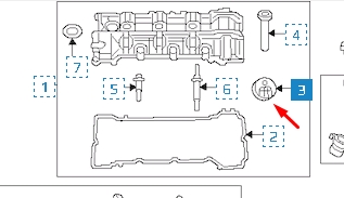 Vedante anular da cavidade de vela Chrysler 5184772AB preço, a partir de 22,95 USD