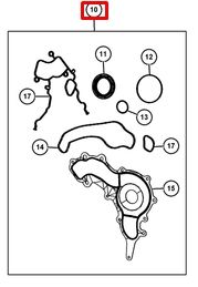 Kit inferior de vedantes de motor Chrysler 68078554AD preço, a partir de 89,81 USD