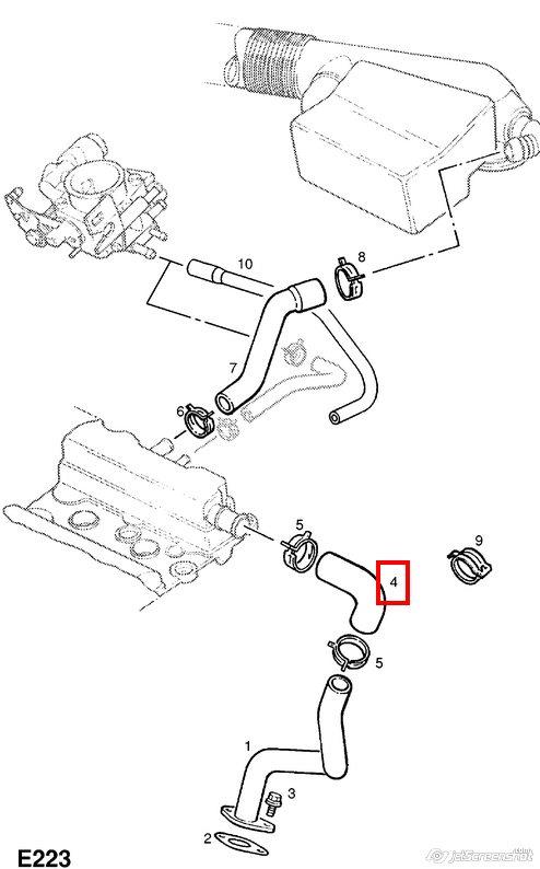 Compre T409056 STC Cano derivado de ventilação de cárter (de separador de óleo)