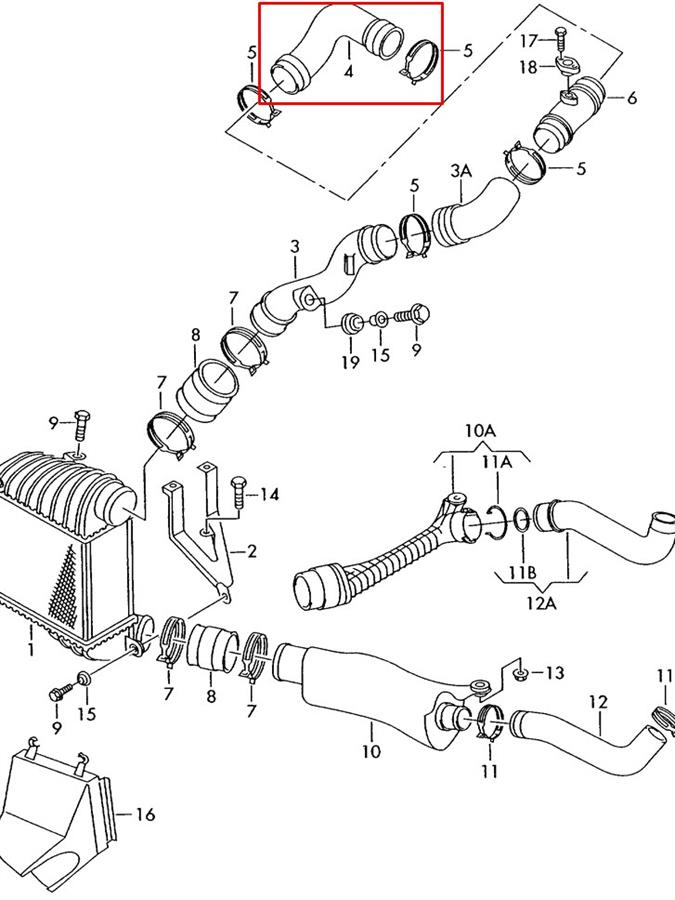 466713 Cautex Cano derivado de ar, saída de turbina (supercompressão)