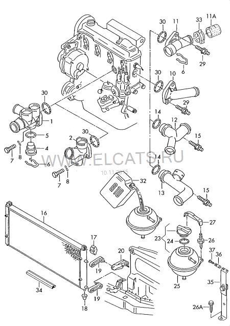 Flange do sistema de esfriamento (união em T) Cautex 952137 preço, a partir de 5,04 USD