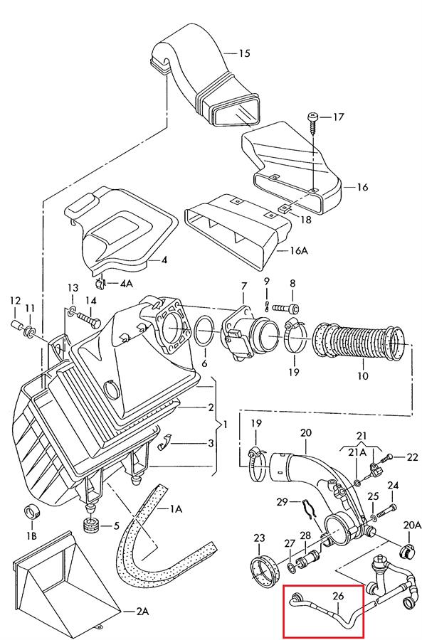 Cano derivado de ventilação de cárter (de separador de óleo) VAG 078103224R preço, a partir de 33,31 USD