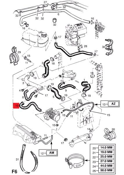 Compre 1337465 Opel Mangueira (cano derivado) do termostato
