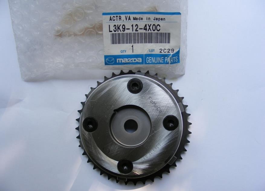L3K9124X0C Mazda Engrenagem de cadeia de roda dentada da árvore distribuidora esquerda de motor