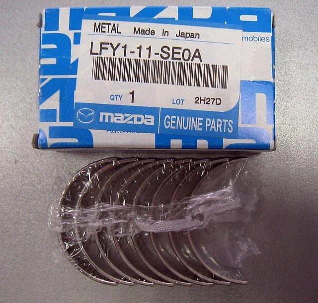 LFY111SE0 Mazda Folhas inseridas de cambota de biela, kit, padrão (STD)