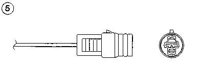 0154 NGK Sonda lambda, sensor de oxigênio