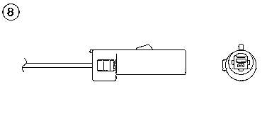 0207 NGK Sonda lambda, sensor de oxigênio