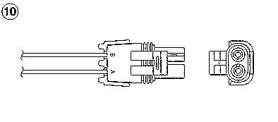 7701068472 Renault (RVI) Sonda lambda, sensor de oxigênio