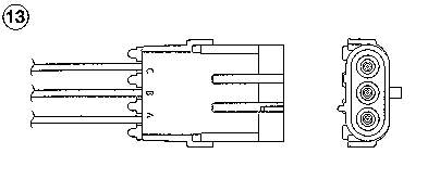 0472 NGK Sonda lambda, sensor de oxigênio até o catalisador