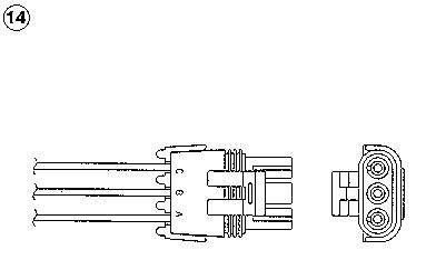 7700746375 Renault (RVI) Sonda lambda, sensor de oxigênio