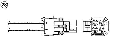 0156 NGK Sonda lambda, sensor de oxigênio