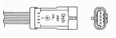 6PA009166971 HELLA Sonda lambda, sensor de oxigênio até o catalisador
