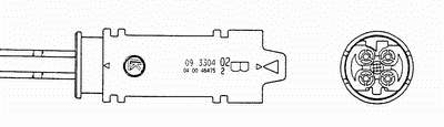 ENT600062 Engitech Sonda lambda, sensor de oxigênio depois de catalisador