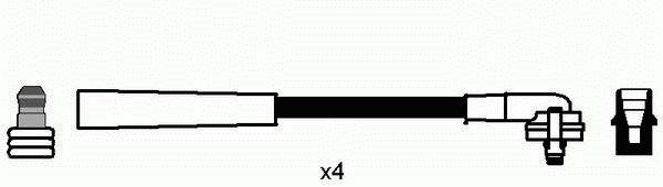6486345 Ford Fios de alta voltagem, kit
