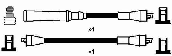 Fios de alta voltagem, kit NGK 8891 preço, a partir de 48,70 USD