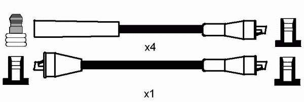 Compre 0772 NGK Fios de alta voltagem, kit
